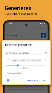 Passwort Manager SafeInCloud 2 Screenshot