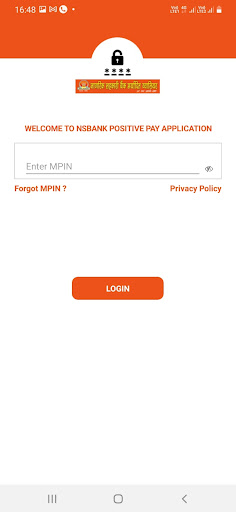 Android application NSBANK PPS APP screenshort