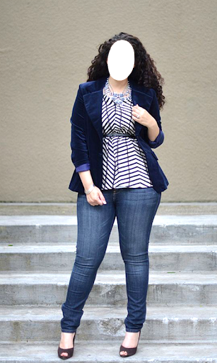Plus Size Jeans Photo Suit Screen 3