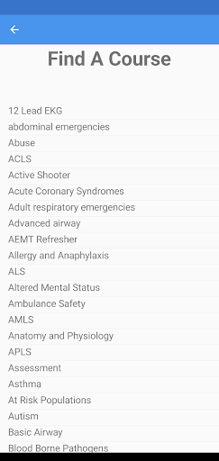 CAPCE Mobile App Screen 2