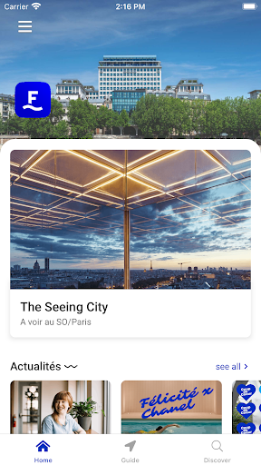 Android application La Félicité Paris SullyMorland screenshort