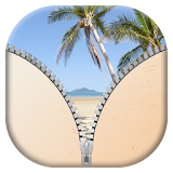 Beach Zipper Lock Screen icon
