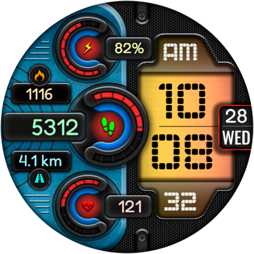 Digital DUBAS URX22 Watch face screenshot 19