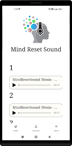 Mind Reset Sound Screen 3