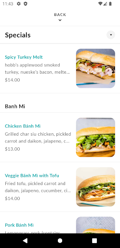 Proper Sandwich Company Screen 3