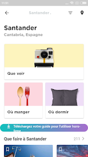Aperçu de l'application