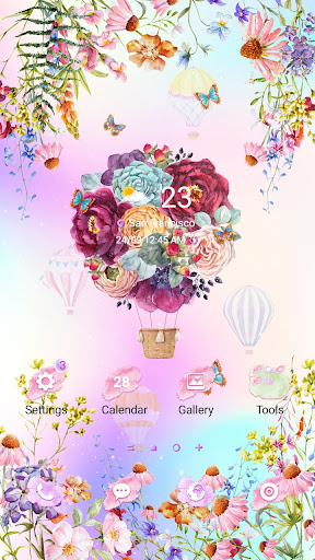 Autumn Air Balloon - Wallpaper Screen 2
