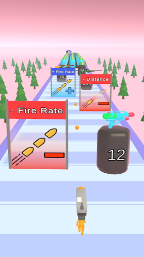 Gun shooter head simulator