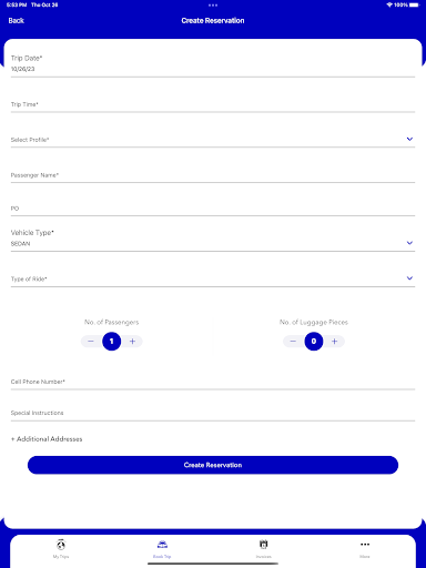 Music Express Mobile App Screen 3