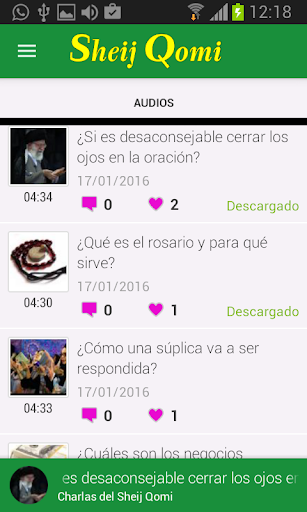 Las Charlas del Sheij Qomi Screen 3