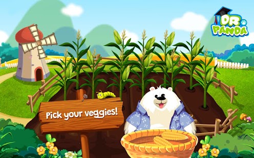DR. Panda Veggie Garden Screenshot
