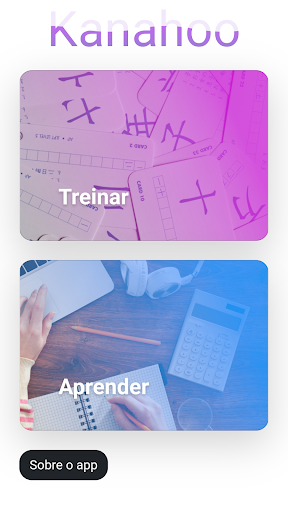 Android application Kanahoo - Hiragana e Katakana screenshort