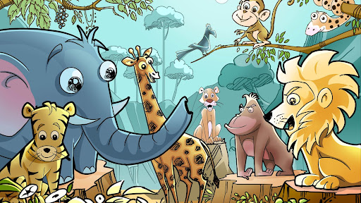 Android application Jungle Puzzle screenshort
