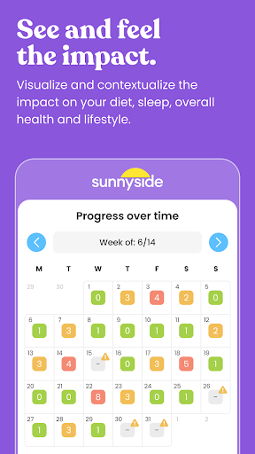 Screenshot of Sunnyside: Drink Less Alcohol