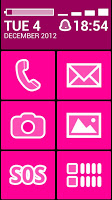 screenshot of BL Pink Theme