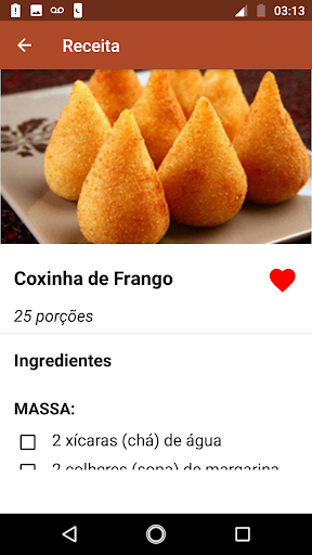 Receitas de Salgados Screenshot 2 - AppWisp.com