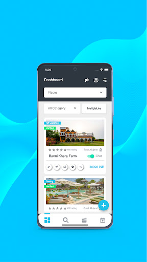 Android application Evento Package - Organiser App screenshort