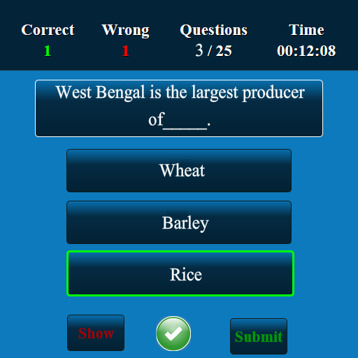 West Bengal MCQ