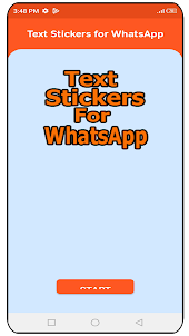 Adesivos d texto para WhatsApp