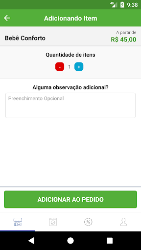 Minha Lavanderia Delivery Screen 3