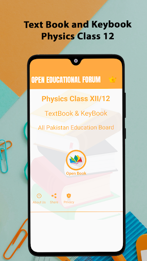 Android application Key Textbook Physics class 12 screenshort