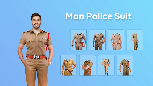 Screenshot of Police Photo Suit Maker