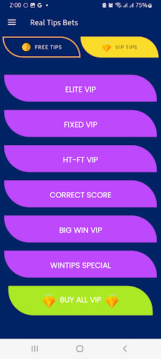 Android application Real Tips Bets screenshort