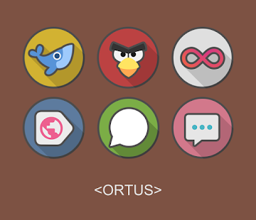 Captură de ecran Ortus Icon Pack