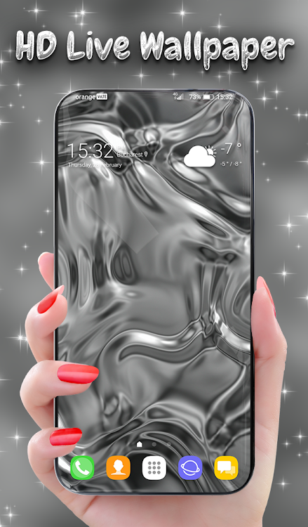 Liquid Mercury Wallpaper - 5.10.45 - (Android)