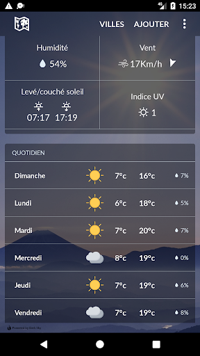 Morocco Weather Screen 2