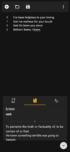 Lyricistant Screen 3