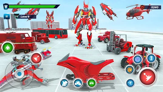 Dino Robot Transform Car Game