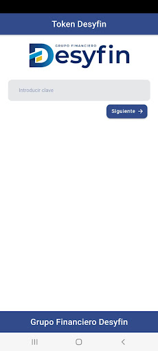 Android application Desyfin Token screenshort