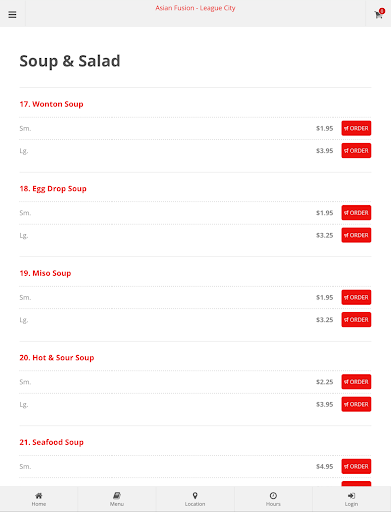 Asian Fusion League City