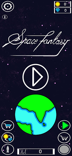Android application Space Fantasy screenshort