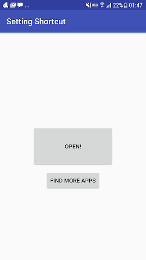 Settings Shortcut Screen 2