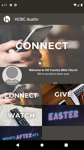 Android application Hill Country Bible Church screenshort