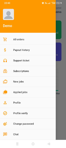 Android application EIPRO Partner screenshort