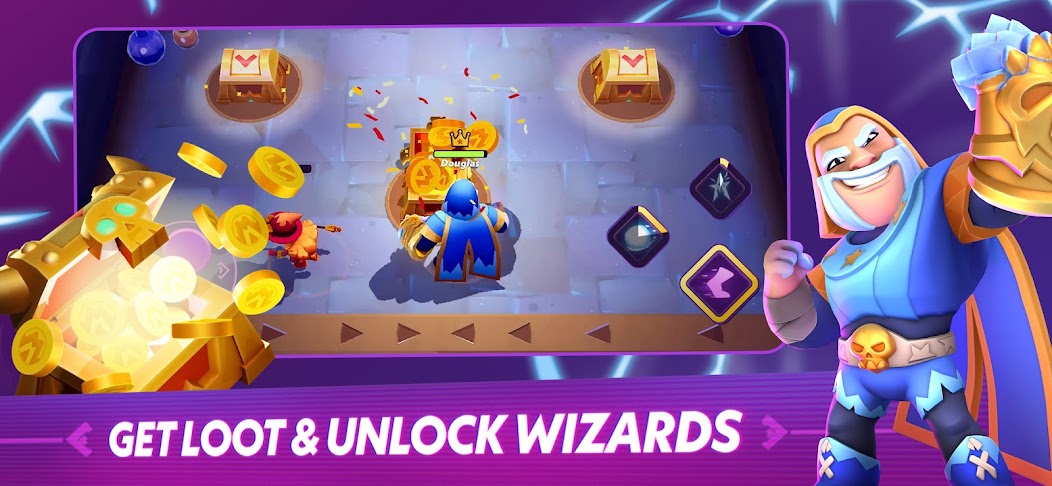 Greedy Wizards: Battle Games 0.7.1 APK + Mod (Unlimited money) untuk android