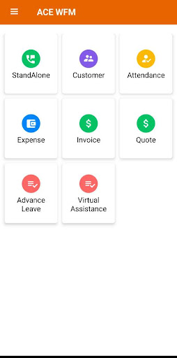 Android application MMT field service screenshort