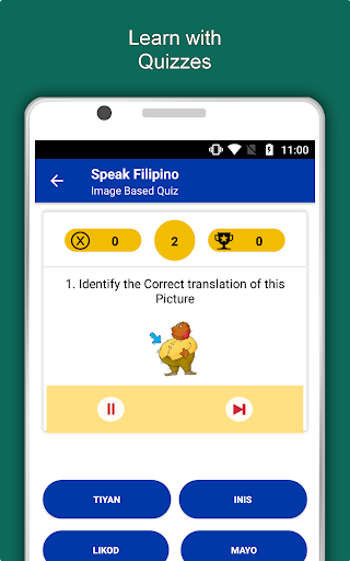 Screenshot of Learn Filipino Language App