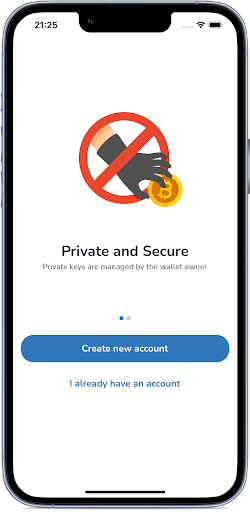 Android application Nobody Wallet screenshort
