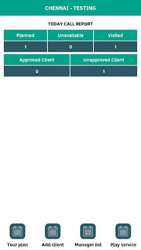Android application Gesco Sales Force - Rep screenshort