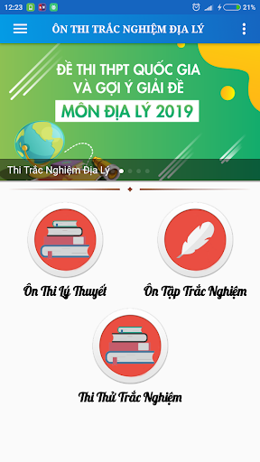 Luyện Thi Thử Địa Lý THPT QG Screen 2