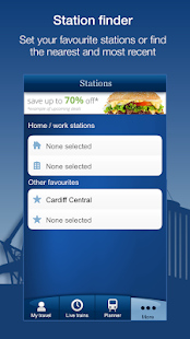 National Rail Enquiries Screenshot