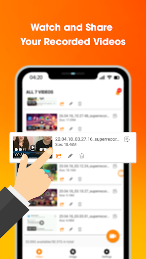 Super Screen Recorder, Capture Screenshot 4 - AppWisp.com