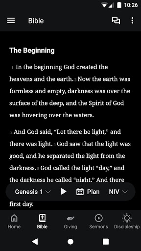 Fellowship Bible Church SC Screen 2
