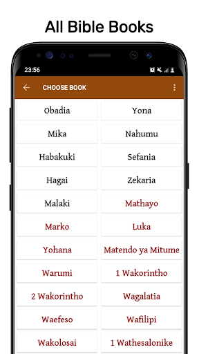 Biblia Takatifu: Swahili Bible Screen 2