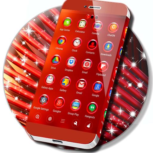 Red Metals Launcher Theme 1.308.1.39 Icon