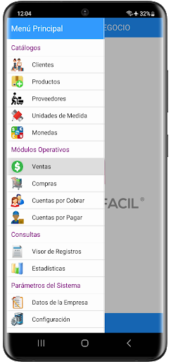 Android application TimbraloFacil® Multiusuario screenshort